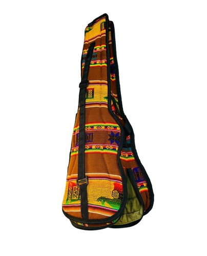 Bolivian Charango Case Aguayo Wool standard 2 Charango String 2 Strap +Strap Kit - Foto 10 di 22