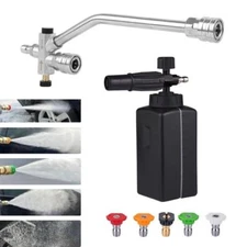 Tool Daily Foam Cannon for Pressure Washer with Double Tip Attachment,Dual Lance