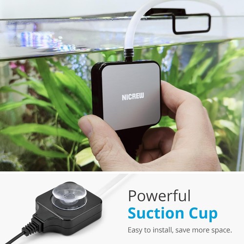 Efficient Nano Air Pump for 10 Gallon Aquariums - Automatic with Accessories Kit - Picture 6 of 8