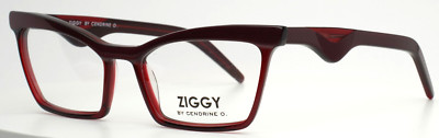 ZIGGY by CENDRINE O. 1324 C3 Burgundy Womens Cat Eye Eyeglasses 52-19-140 B:34
