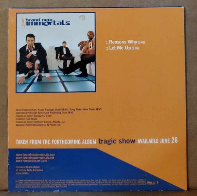Immortals Reasons Why Let Me Up (CD) | eBay