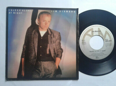 Jim Diamond / I Sleep Alone At Night 7'' Vinyl Single 1985 mit Schutzhülle