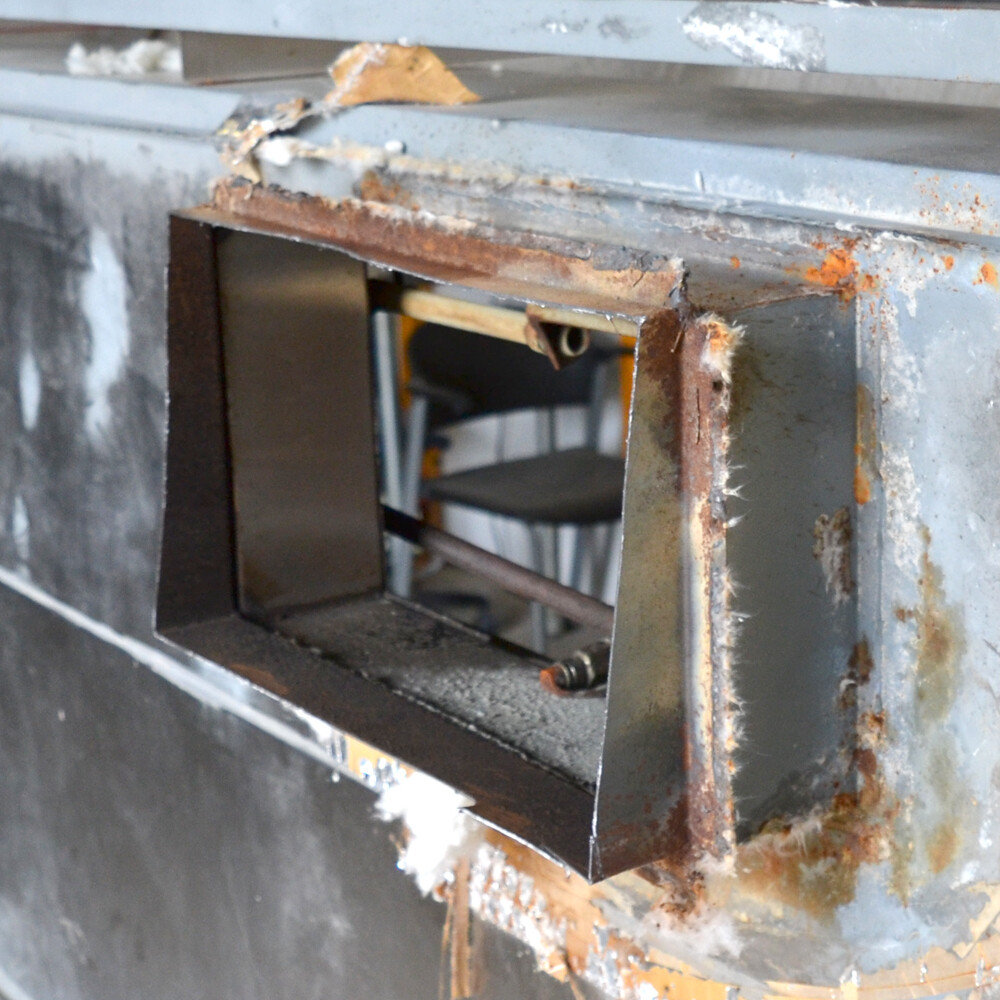 CaptiveAire Kitchen Restaurant Exhaust Vent Hood w/ Baffles 130"x 54"x