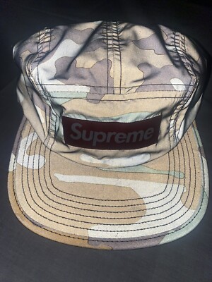 🔥🔥Supreme 3M Reflective All Over Camo Camp Cap New Without Tags