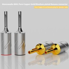 Pure Copper Banana connector Hi end banana pl...