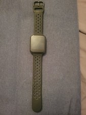 iTouch Air 3 Smartwatch: Black Case with Black/Grey Perforated Strap