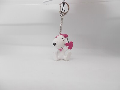 Schleich Snoopy Figur Belle mit Herz 22037 Schlüsselanhänger Peanuts OVP