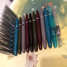 Bobby 601 Vacumatic Fountain Pen EF/F/Little bent/Architect/Fude Nib Optional