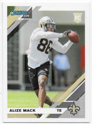 2019 Donruss #281 Alize Mack RC - New Orleans Saints