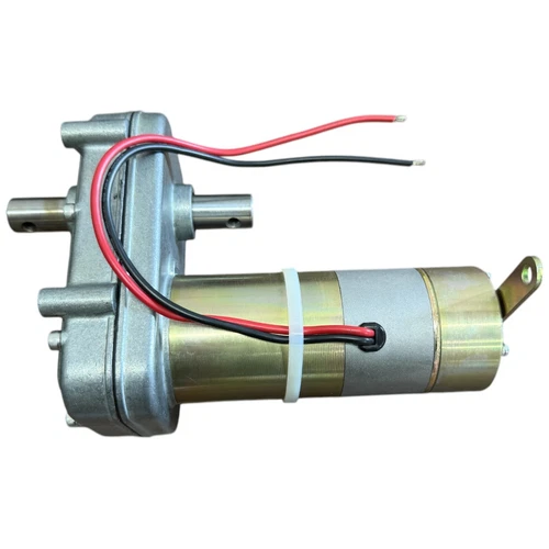 High Torque 12V DC Motor Low Speed 11RPM Gear Dual Output Shaft 1-025-050