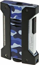S.T. Dupont Defi Extreme Blue Camo, Camouflage Lighter 021411, 21411, NIB