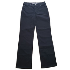 Womens Sz 29 DISMERO Black Stretch Straight L...