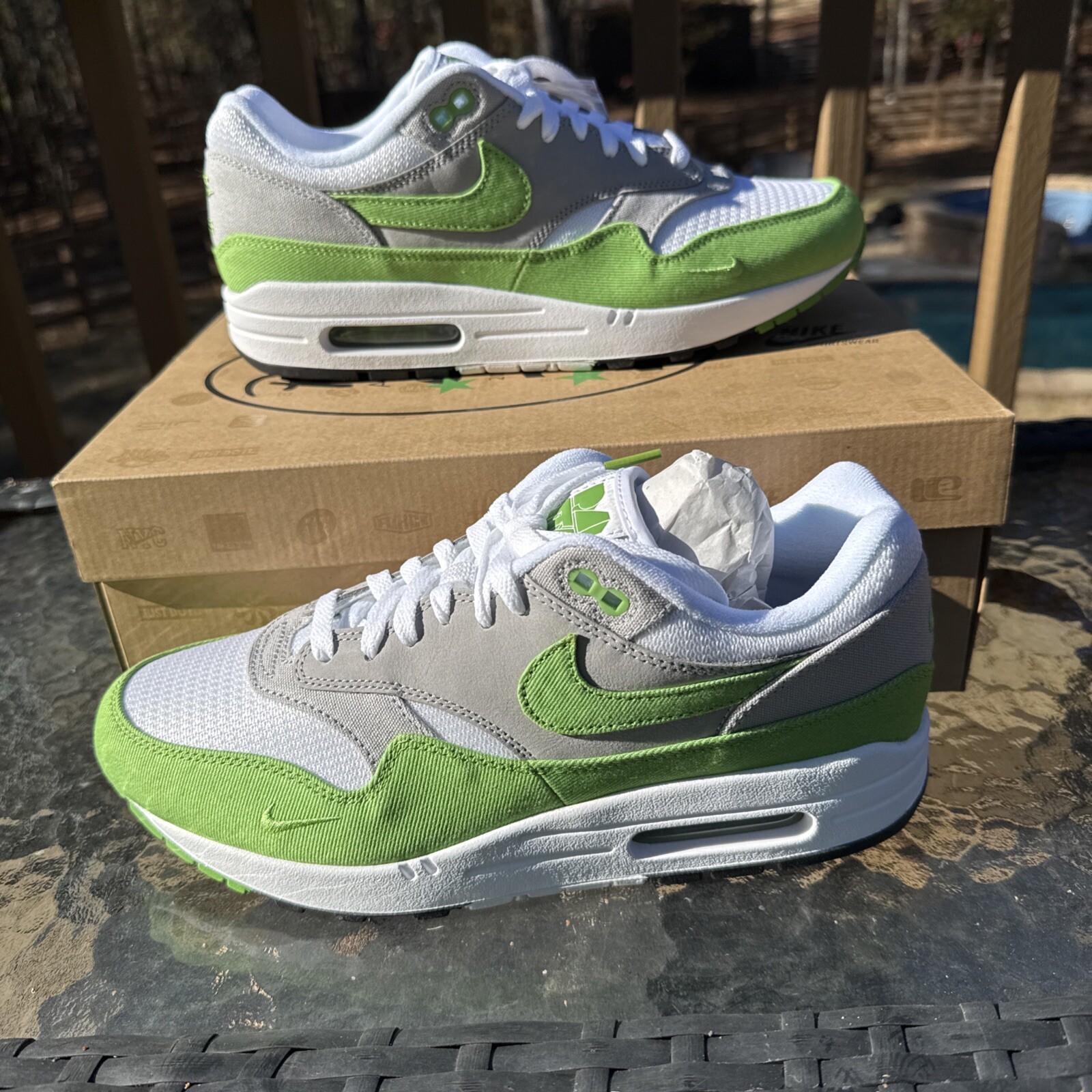 Size 9.5 - Nike Patta x Air Max 1 2024 Chlorophyll