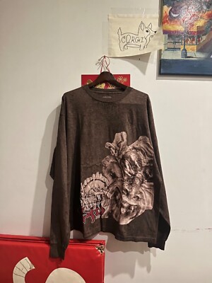 Travis Scott Circus Maximus Tour Utopia L/S Brown Brand New Astroworld Virgil Ye