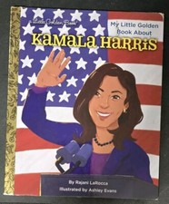 A LITTLE GOLDEN BOOK - about KAMALA HARRIS - 2021 - vice president / 2024