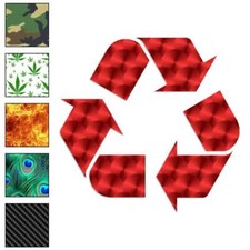 Recycling Symbol Recycle, Vinyl Decal Sticker, 40 Patterns  3 Sizes, 567