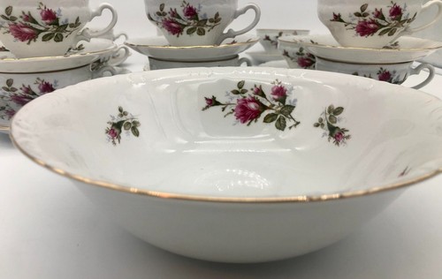 Vintage ROYAL ROSE China Japan 50 pc purchase by each cup, saucer, plate,bowl - Picture 8 of 33