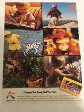 Kodak Gold Ultra 400 Film Print Ad Advertisement 1990s Pa5