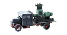 Jordan Highway Miniatures style 1930s Truck Closed Cab Steam Generator Load