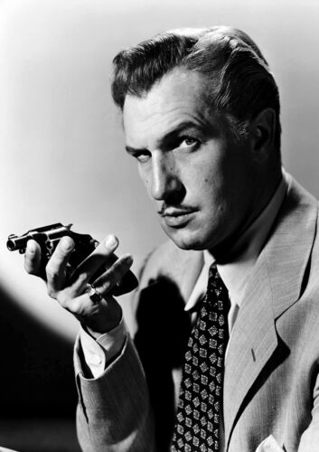 Vincent Price Monochrome Photo Print 10 (A4 Size-210 x 297mm-8.5" x 11.75") - Picture 1 of 2
