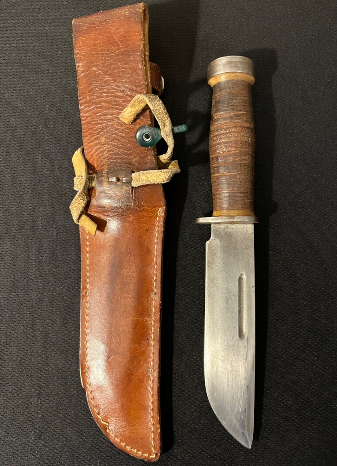 US WWII 225Q Knife Cattaraugus Quartermaster Military Combat