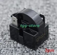 NEW Start Relay 4.7Ohm 3Pin For QP2-4.7 QP2-4.7G Refrigerator PTC Starter