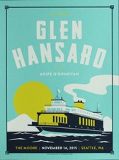 Glen Hansard Aoife O'Donovan Poster 11/14/2015 Moore Theatre  Matt Harvey Scarce