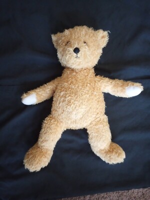 Gund Fuzzy Tan Floppy Teddy Bear Plush 320116 14'' Stuffed Animal