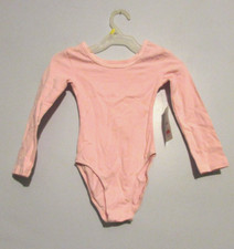 New Danskin Pink Long Sleeve Leotard Size XXS 0-2 NWT  