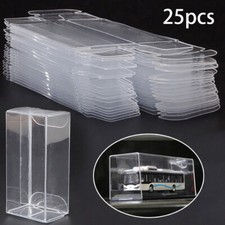 25PCS Confezione Regalo Plastica Scatola Trasparente Modello 1/64 Auto Giocattolo Espositore Show Box Case