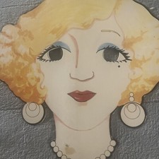 Vintage Halloween 1979 Jean Harlow Hand Beachcombers Intl Masker-A