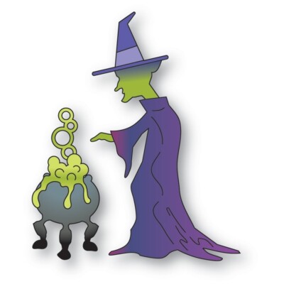 Memory Box Metal Dies Cauldron Witch