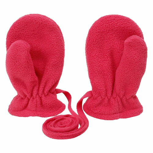 Baby Toddler Lanyard Mittens Boys Girls Gloves Polar Fleece Fleece Lined Gloves - Picture 4 of 20