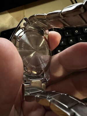 Redshift 7 Exosphere Silver & Black 43 mm Quartz w Stainless Steel