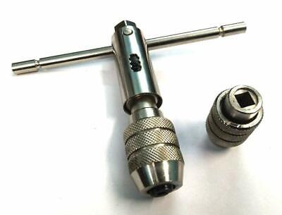 Ratchet Tap Wrench WITH Interchangeable Heads Capacities1/8"to1/4"&1/4"to1/2"