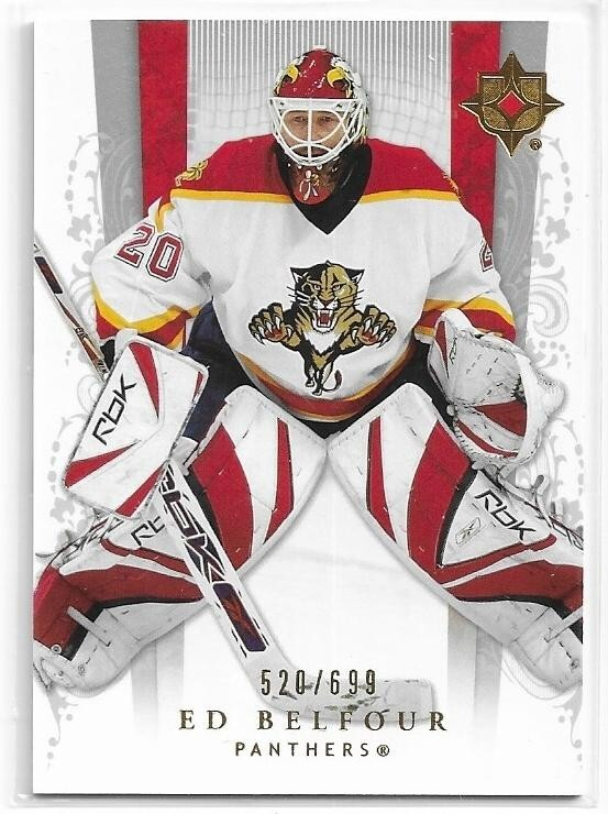 ED BELFOUR 2006-07 UD Ultimate Collection card #29 Florida