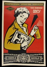 SHEPARD FAIREY STAY UP GIRL