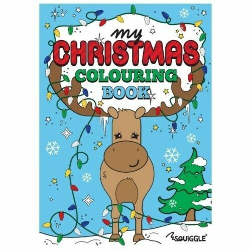 squiggle my christmas colouring book number 3 children's stocking boys girls