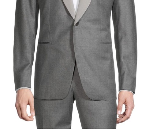 $3,500 NWT Paul Stuart Phineas Cole Wool Single Button Gray Tuxedo Suit 40-48 R - Picture 3 of 8