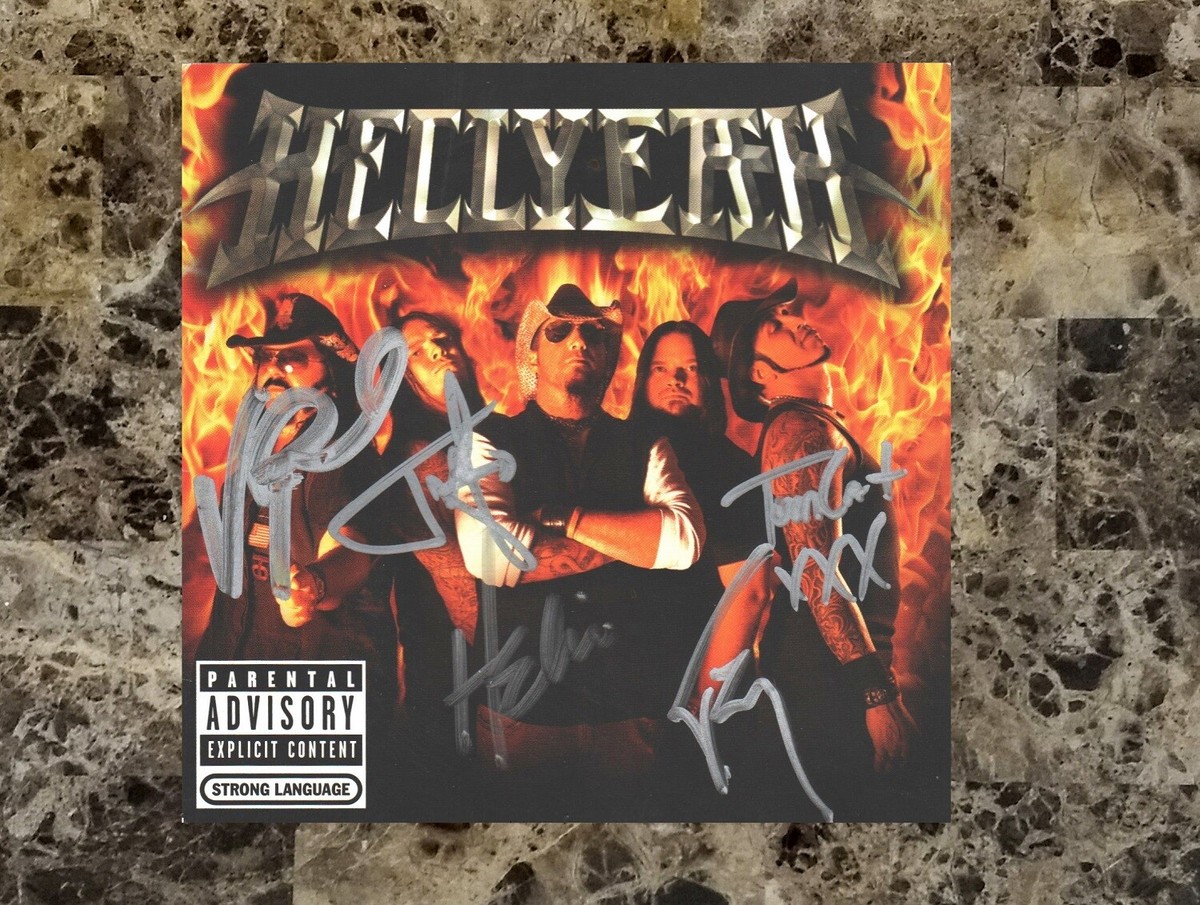 HELLYEAH S/T Debut Hand Signed By All 5 CD Booklet! VINNIE PAUL