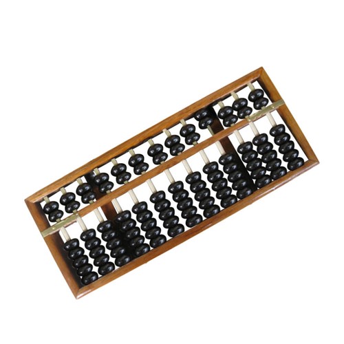 MACHINE À CALCULER, règle calcul, cadre de comptage pour enfants, boulier, en bo EUR 20,32