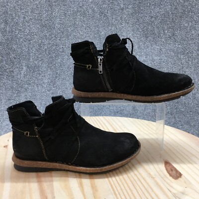 Born Women's Tarkiln Ankle Boots In Dark Grey Concrete | Simon