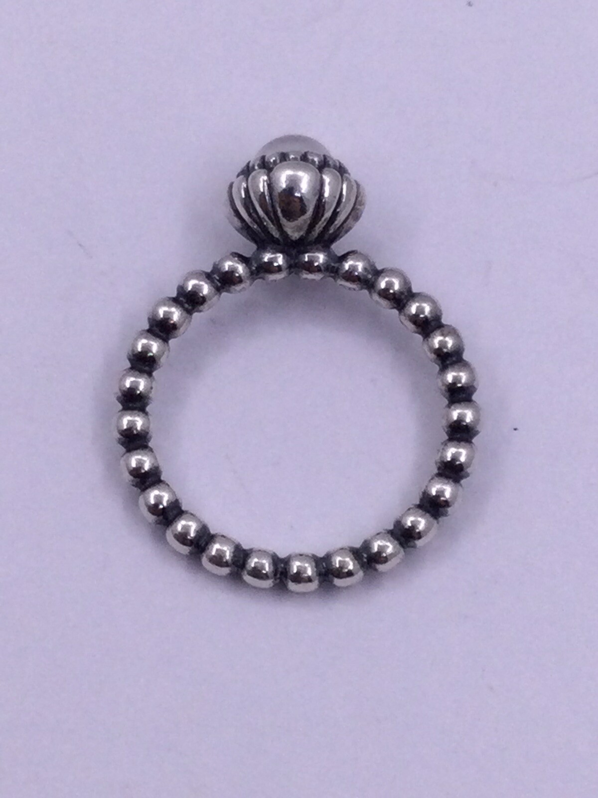 AUTHENTIC PANDORA RING MOONSTONE CABOCHON STONE S… - image 7