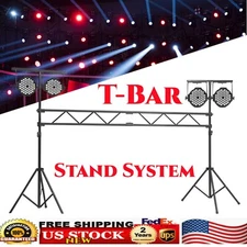 T-Bar Light Truss Stand System - Trussing DJ Booth Kit Lighting Stage PA Speaker