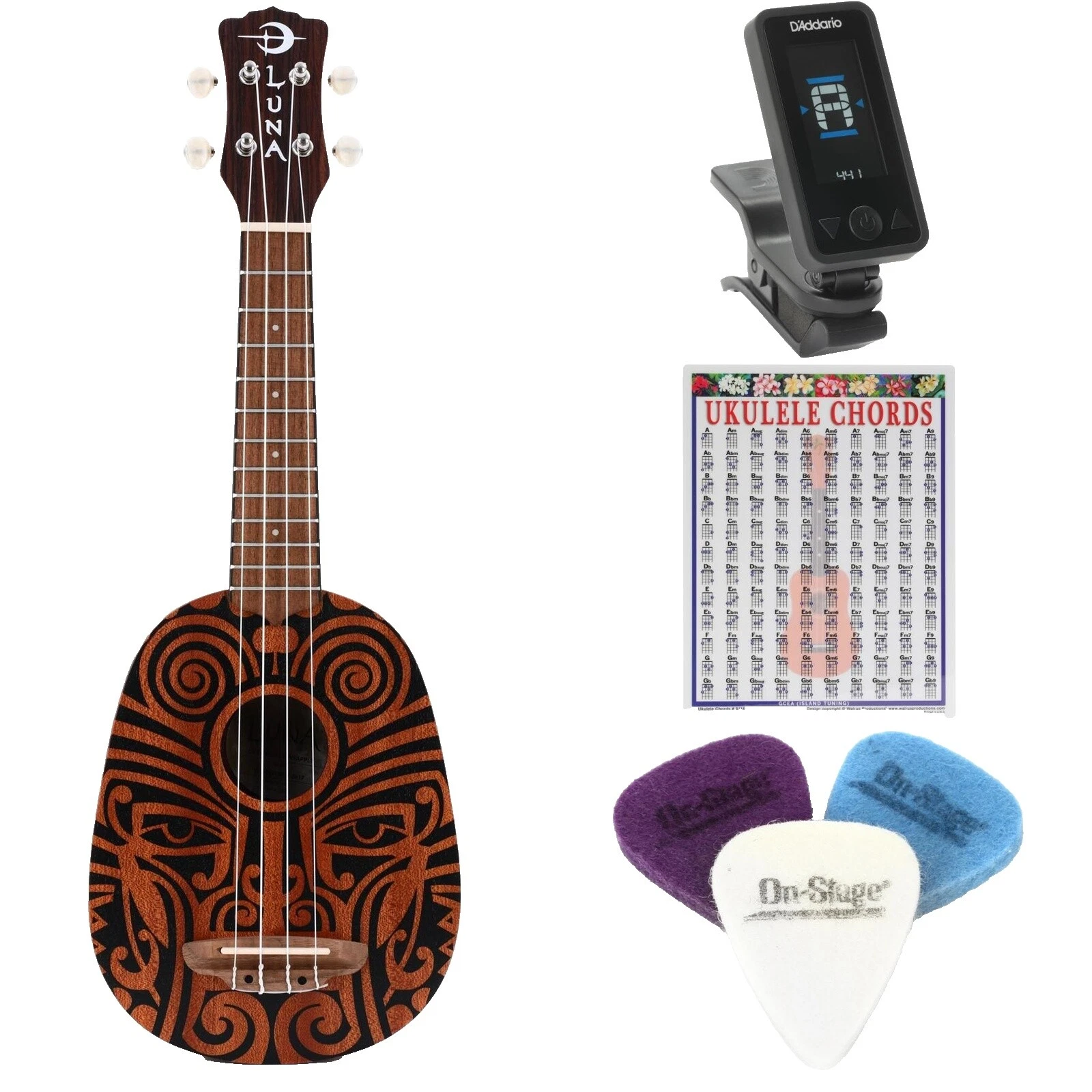 LUNA Pineapple Ukuleles