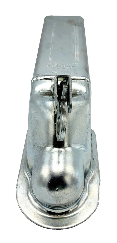 Titan Straight Tongue Trailer Coupler Zinc-Plated 21K 3" Chan 2-5/16" USA Made - Image 3 of 4