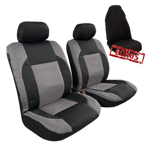 Canvas Seat Covers For Hyundai I30,Waterproof Black Grey Car Protector eBay