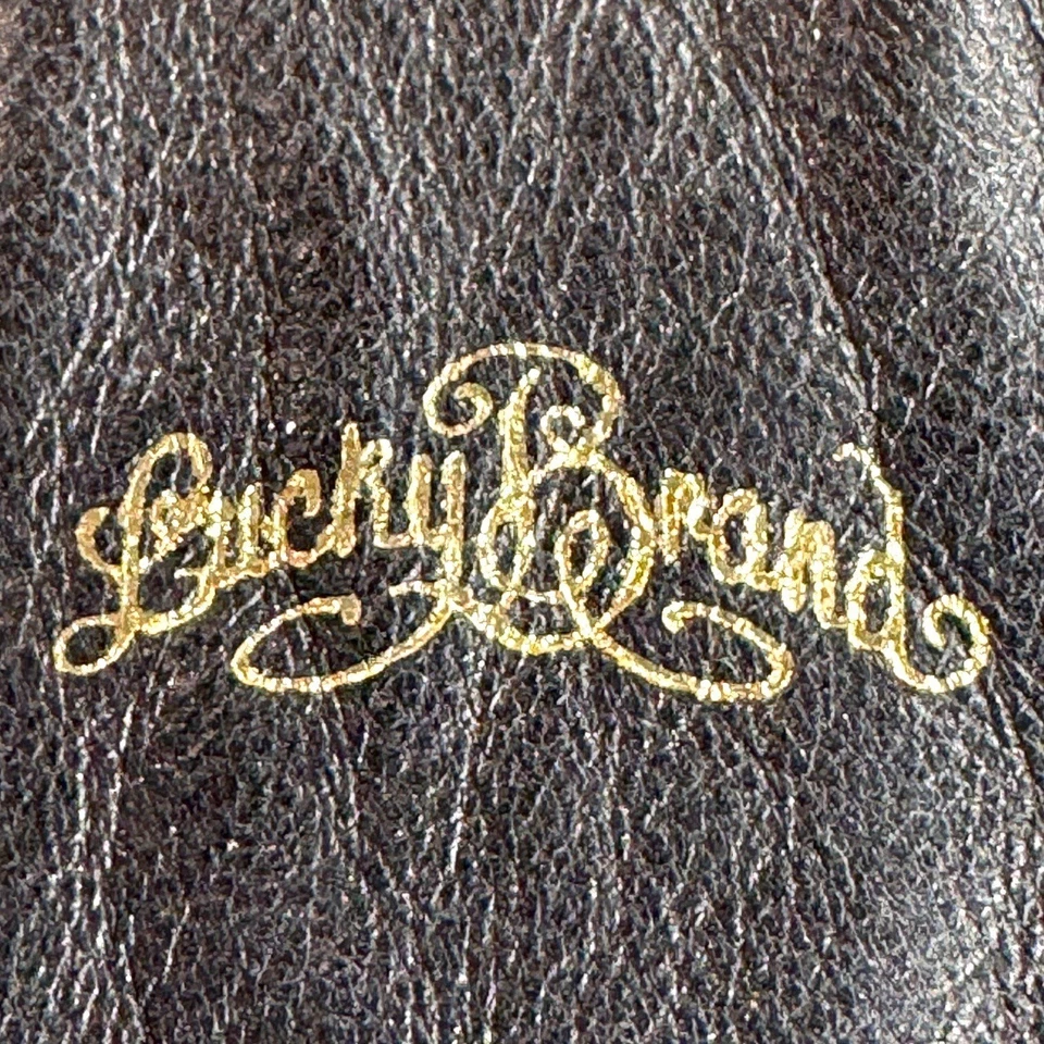 Pulsera de cuero con cuentas de vidrio Lucky Brand cierre de palanca serpiente suroeste ancho Foto 2 de 4