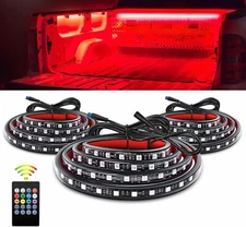 Nilight 3PCS 60 Inch RGB Truck Bed Light Strip Kit 270 LED 2 Years Warranty
