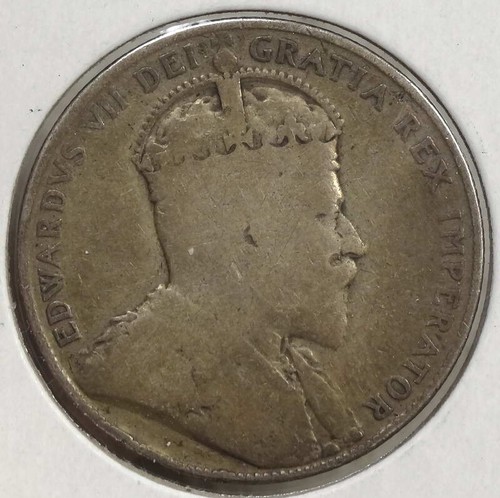 Neufundland 50 Cents 1908, problemloses Umlaufbeispiel 0505-03 - Bild 2 von 2